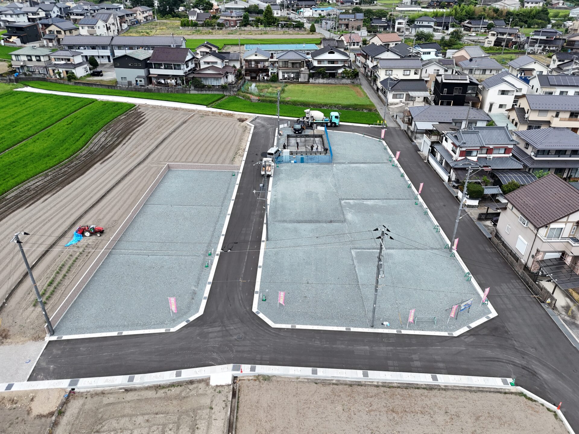 山崎町上寺（山崎小学校区）区画図